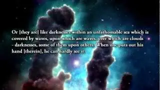 Quran Surat 24. Nur/Noor (Chapter 24. The Light) Verses 35 to 46