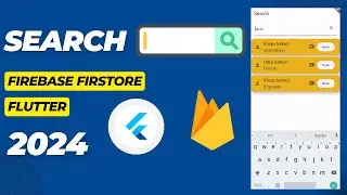 "Flutter Search Bar Using FirebaseFirestore ListView | Simple Easy Fastest Way 2024"