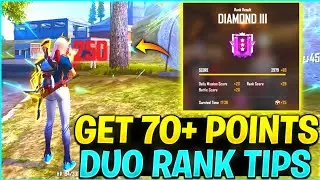 GET 70+ IN EVERY RANK MATCH || DUO RANK PUSH TIPS IN FREE FIRE || DUO RANK PUSH TIPS AND TRICKS