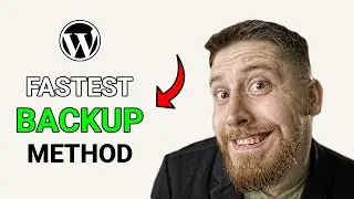 How to back up WordPress website (2024 FASTEST METHOD)