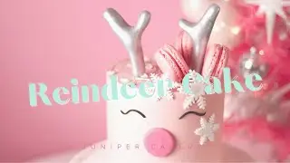 Let's Make a Cute Pink Reindeer Cake!