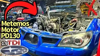 Subaru Impreza WRX PRODRIVE descobrimos o problema do motor antigo e já temos outro para meter