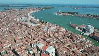 Venice kanal With drone