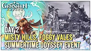 Misty Hills, Foggy Vales - Summertime Odyssey Event  - Genshin Impact 2.8