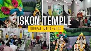Explore the Divine ISKCON Temple Bhopal | Spiritual Journey Moto-Vlog