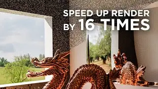 Speed up your renders by 16 times! Blender 2.81 Intel Denoiser