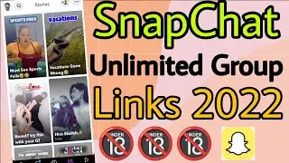 Unlimited SnapChat Group Links in 2022 | Best Snapchat Group Links IN 2022 | Best Snapchat