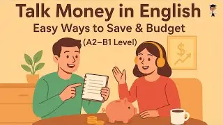 English Podcast for Beginners (A2–B1) | Let's Talk About Money 💰 Easy Ways to Save & Budget