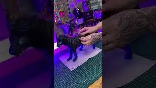 Мрачный котик получился #sculpture #art