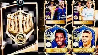 I OPENED ALL NATIONAL ICONS /TOURNAMENT KEY MASTERS PACKS - Pele, Ronaldo icons in fifa mobile
