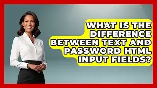 What Is the Difference Between Text and Password HTML Input Fields? | Simple HTML Studio News