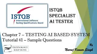 ISTQB AI Tester | Sample Questions on Chapter 7 | AI Tester Certification | AI Tutorials