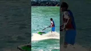 Don’t try this at home kids!!😳😳😳 Haulover Inlet