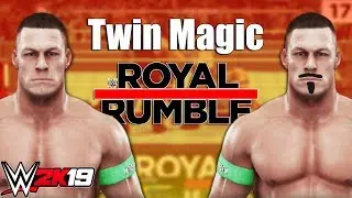 WWE 2K19 Royal Rumble but everyone has an Identical Twin they must defeat