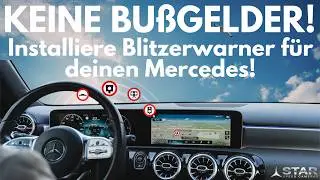 TUTORIAL Deutsch - Blitzer und Tutoren für Mercedes MBUX Navigationssystem