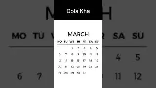 Kha sim na ( Month of the year )
