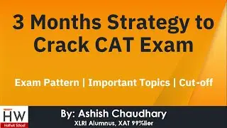 How to crack CAT in 3 months? || CAT 2021