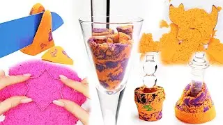 Very Satisfying Cut Squish Compilation Kinetic Sand ASMR 18