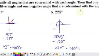 Standard Position and Coterminal Angles