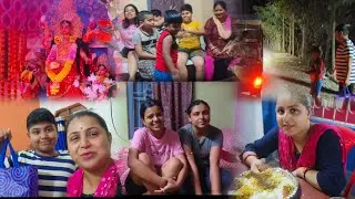 Babar barir Maa mangolchondi pujo 🙏🏼 ager din bareta giya onak moja holo 😆 sudhu golpo r golpo #vlog