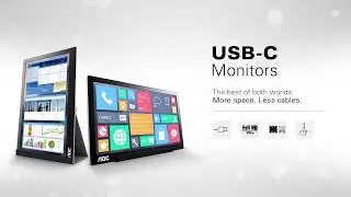 AOC USB-C Portable Monitor Demo