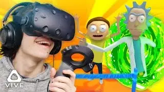 MORTY IS NOW A VEGAN!? 100% CANON. ❱ Rick and Morty VR Simulator (HTC Vive Virtual Rick-ality)