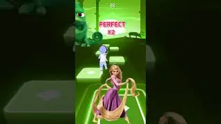 Tiles Hop Game Rapunzel/Tangled Dancing❤️ #shorts #rapunzel #tangled