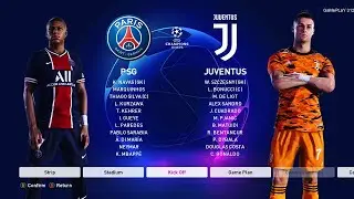 PES 2021 Realism LIVE Broadcast Camera PSG vs Juventus