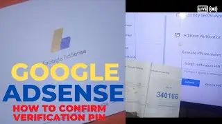 Google Adsense Pin Verification  YouTube Monetization