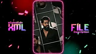 NEW ATTITUDE XML 👀🔥NEW TREND XML FILE 😈ATTITUDE XML FILE⚡😎New trending hindi xml for alight motion