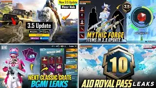 Bgmi Pubg 3.5 New Update | Next Mythic Forge Bgmi | Next Classic Crate Bgmi | A10 Royal Pass Event