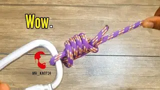 Did you know that you can tie the rope with this method?