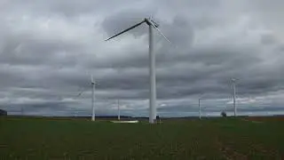 Verunfalltes Windrad bei Wittighausen