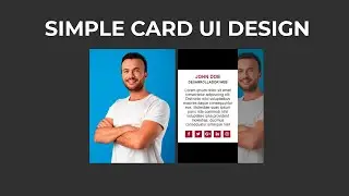 Leman7 : Simple CARD UI Design - Cool Css 3D Hover Effects