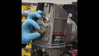Volvo Penta DPE Upper Gearcase Shift Actuator setting Part 4