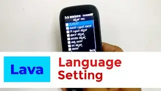 How to change language in lava keypad mobile - Lava keypad mobile language setting - lava A5