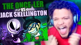 THIS BATTLE HEATED UP SOOO FASTTTTT LOL!!! THE ONCE-LER VS JACK SKELLINGTON RAP BATTLE REACTION!!!