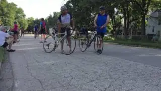Cyclists on RAGBRAI 2016