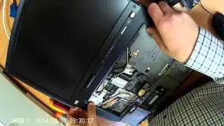 ThinkPad R61i - wymiana wiatraczka / fan replacement - disassembly