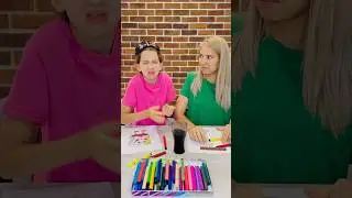 3 Marker Challenge 🐙🧽🥤😂  