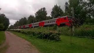 Бывший электропоезд Победы ЭД4М-0424