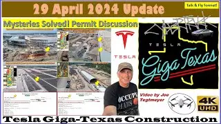 Permit Discussion! Foggy , but Major Progress on S Extension! 29 Apr 2024 Giga Texas Update(08:25AM)