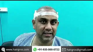 Hairgros Happy Client after Hair Transplant, Best Hair Transplant in Bahadurgarh,Rohtak,|mahipalpur.