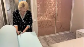 Домашний влог//Сшила подушку на скамейку