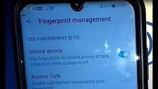 honor 20i mobile me fingerprint lock kaise hataye !! how to remove fingerprint lock in honor 20i