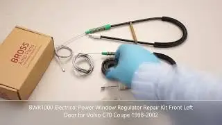BWR1000 Window Regulator Repair Kit Front Left Door for Volvo C70 Coupe 1998-2002