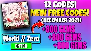 World Zero (WINTER) CODES *UPDATE!* ALL NEW ROBLOX World Zero CODES!