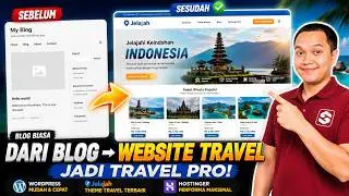Cara Membuat Website Travel Profesional dengan WordPress, Jelajah dan Hosting dari Hostinger