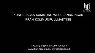 Kungsbacka Kommunfullmäktige 14 juni 2023
