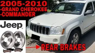 Jeep Grand Cherokee Jeep Commander Rear Brake Replacement (2005-2010)